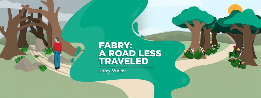 main banner image for "Fabry: A Road Less Traveled" column by Jerry Walter
