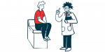 Fabry disease symptoms | Fabry Disease News | illustration of doctor with patient