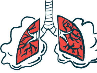 A pair of human lungs is depicted.