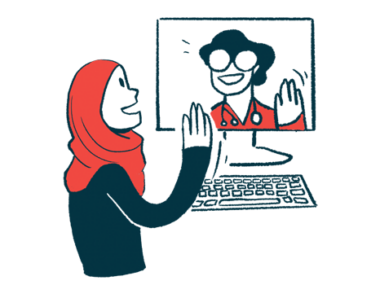 telehealth | illustration of doctor and patient in video appointment | Fabry Disease News