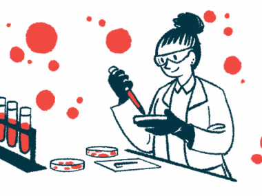An illustration of a scientist working in a lab.