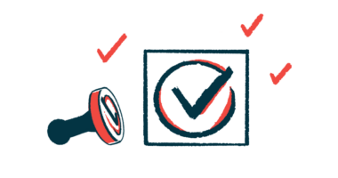 A round rubber stamp is shown next to a stamped check mark.