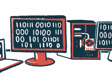 Various screens of computers running computations are shown.